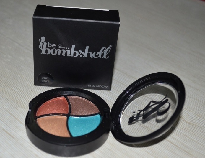 Be A Bombshell Bora Bora Eyeshadow Quad Review2