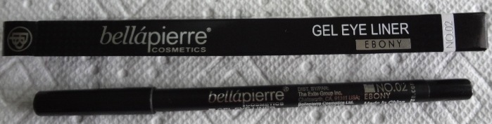 Bellapierre Cosmetics Ebony Waterproof Gel Eye Liner Pencil Review3