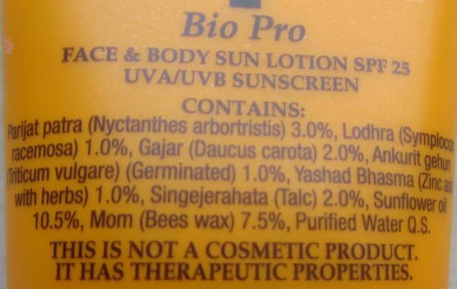Biotique Bio Carrot Face and Body Sun Lotion SPF 25 UVAUVB Sunscreen Review4