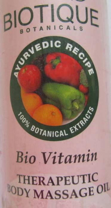 Biotique Bio Vitamin Therapeutic Body Massage Oil Review2