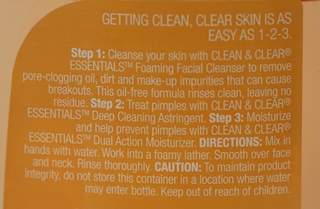 Clean & Clear Essentials Oil-Free Foaming Facial Cleanser (4)