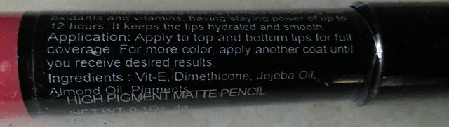 Coloressence High Pigment Matte Pencil Disco Pink HP-3 (7)