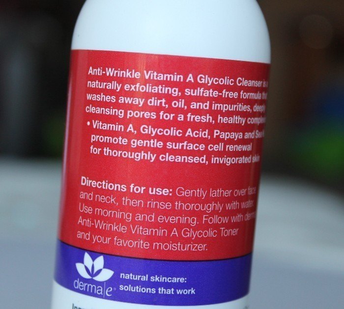 Derma E Anti-Wrinkle Vitamin A Glycolic Cleanser Review5