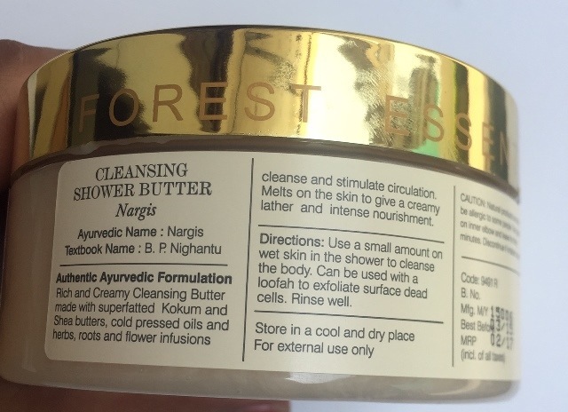 Forest Essentials Cleansing Shower Butter Nargis (6)