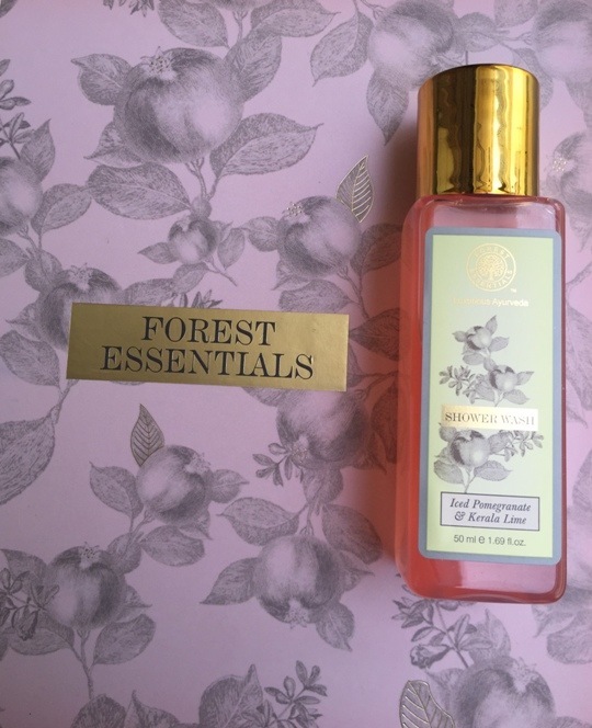 Forest Essentials Iced Pomegranate and Kerala Lime Shower Wash