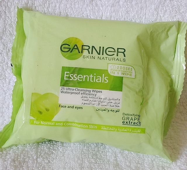Garnier Skin Naturals Detoxifying Grape Extract Ultra Cleansing Wipes 