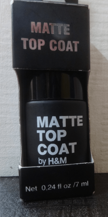 H and M Matte Top Coat Review