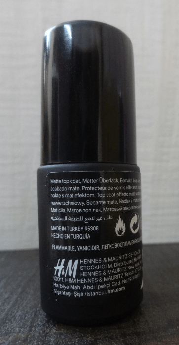 H and M Matte Top Coat Review1