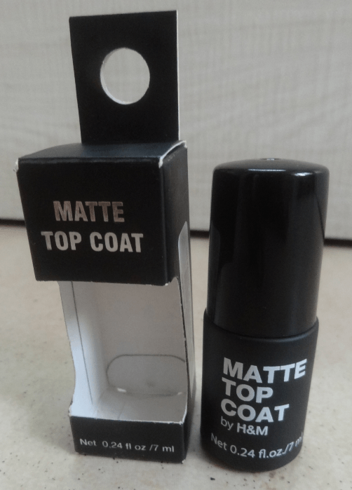 H and M Matte Top Coat Review2