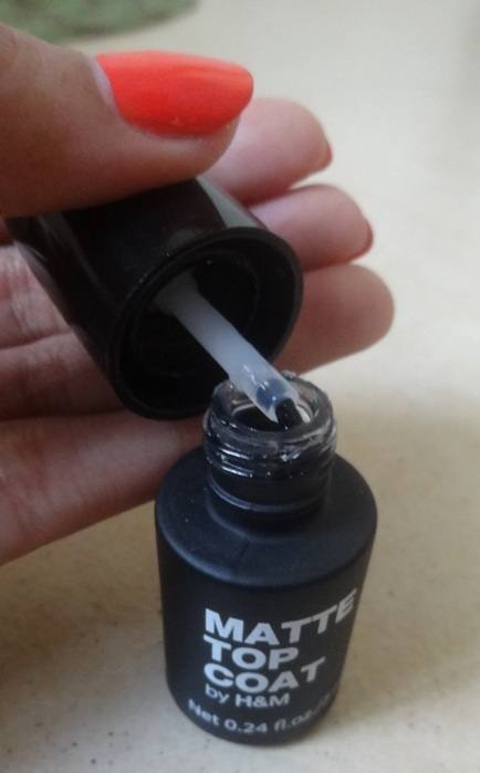 H and M Matte Top Coat Review7