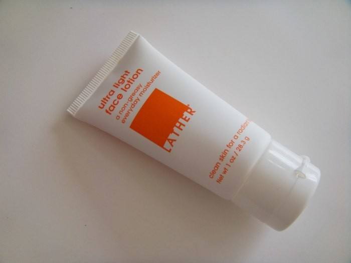 Lather Ultra Light Face Lotion Review1