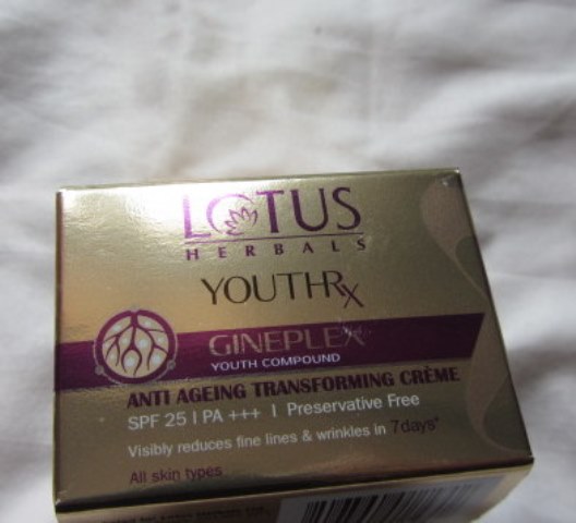 Lotus Herbals Youth Rx Anti Ageing Transforming Crème (14)