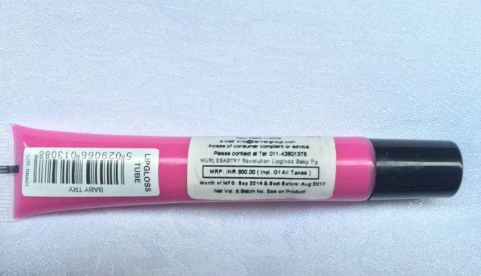 Makeup Revolution London Baby Try Lip Gloss Tube Review2