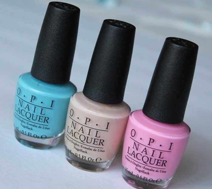 OPI Can't Find My Czechbook, Samoan Sand, Pink-ing Of You Nail Lacquer Review13