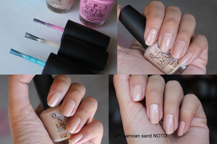 OPI Can't Find My Czechbook, Samoan Sand, Pink-ing Of You Nail Lacquer Review3