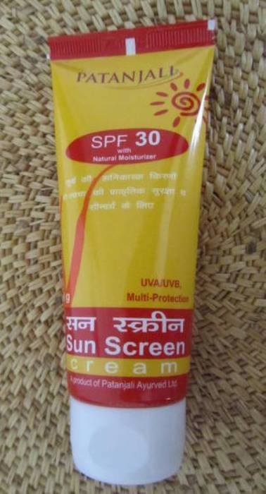 Patanjali Sun Screen Cream SPF 30 Review
