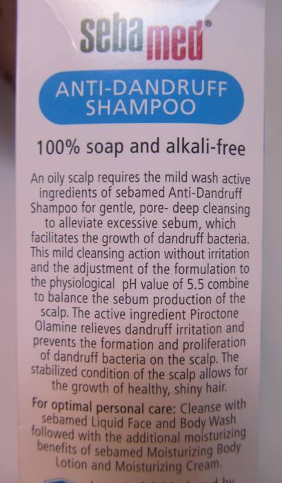Sebamed Anti-Dandruff Shampoo Review1