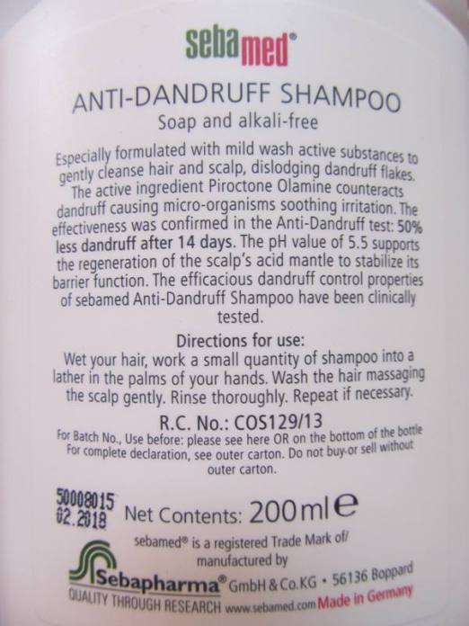 Sebamed Anti-Dandruff Shampoo Review5