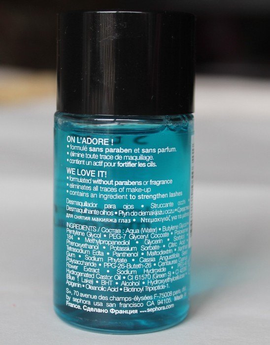 Sephora Collection Instant Eye Makeup Remover Review4