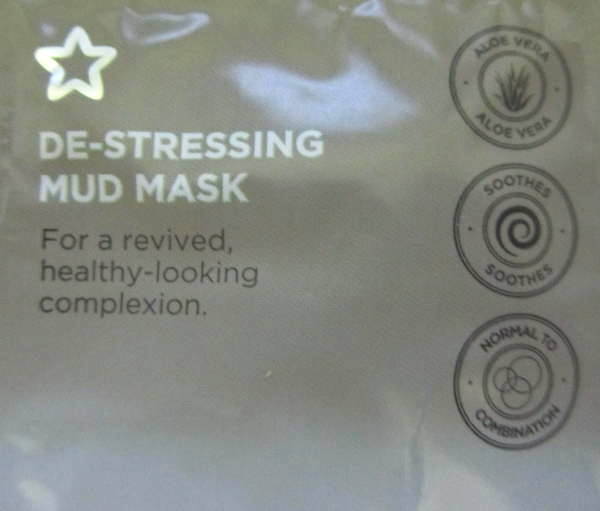 Superdrug De-stressing Mud Mask use