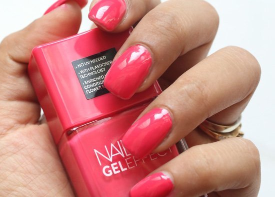 NAILS INC Gel Effect Nail Polish Covent Garden review, swatch