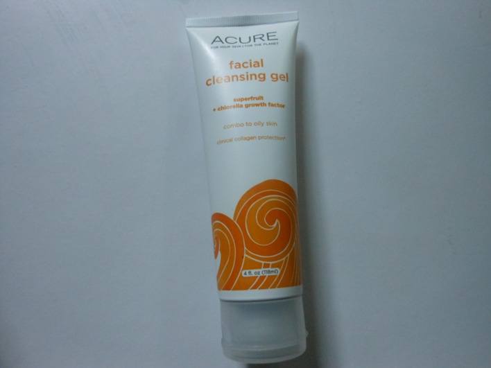 Acure Facial Cleansing Gel Superfruit + Chlorella Growth Factor