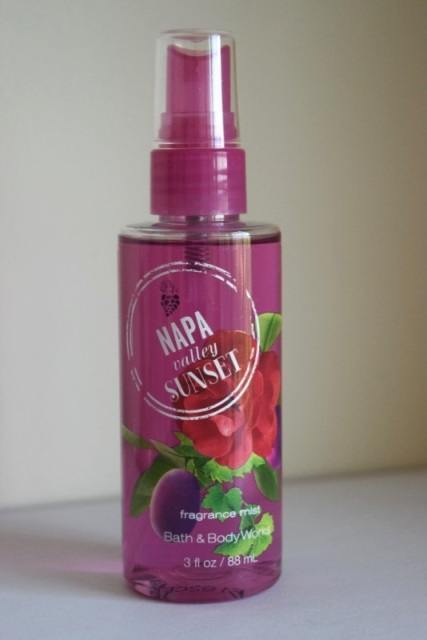 Bath and Body Works Napa Valley Sunset Fragrance Mist