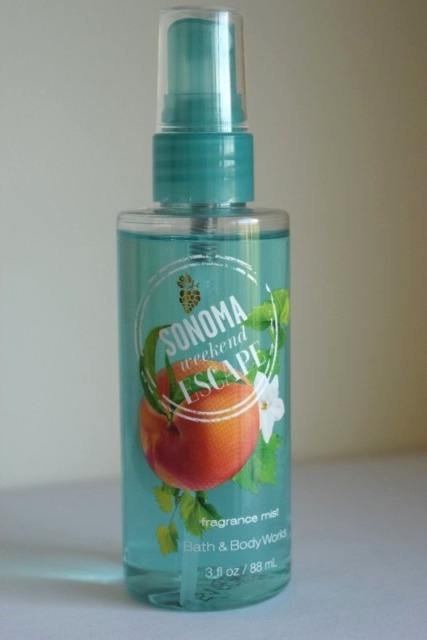 Bath and Body Works Sonoma Weekend Escape Fragrance Mist