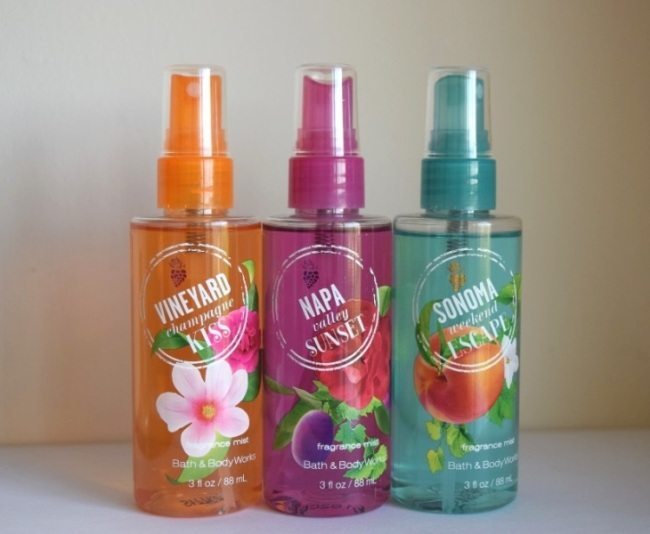 Bath and Body Works Vineyard Champagne Kiss Fragrance Mist Review