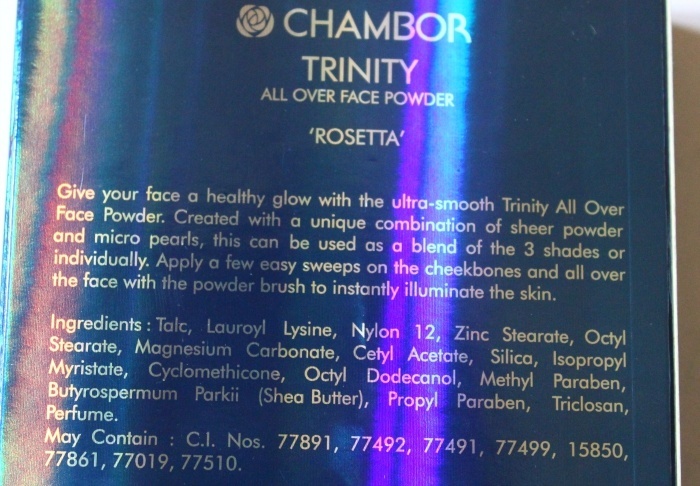 Chambor Rosetta Trinity All Over Face Powder