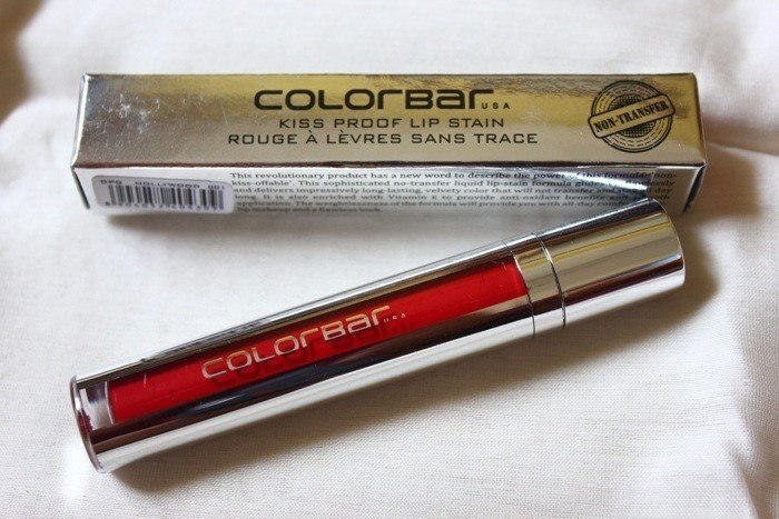 Colorbar 001 Hollywood Kiss Proof Lip Stain Review