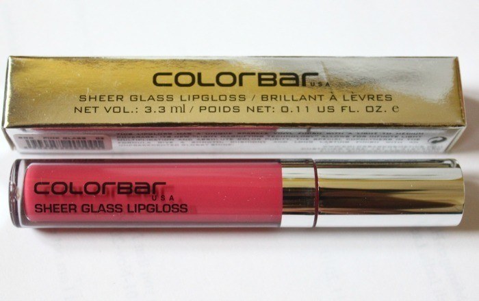 Colorbar 003 Pink Sheer Glass Lipgloss Review