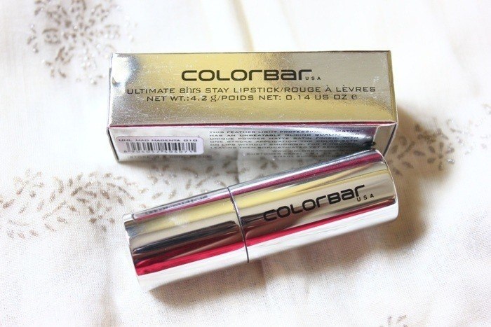 Colorbar 010 Mad Magenta Ultimate 8hrs Stay Lipstick Review