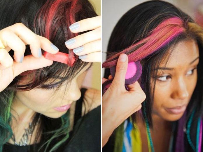 How to Use Colored Hair Chalks, Tips and Tricks1