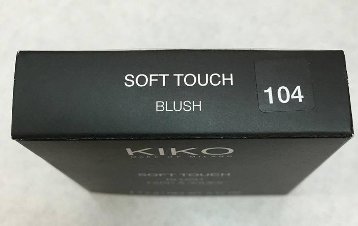 KIKO #104 Pastel Pink Soft Touch Blush Review3