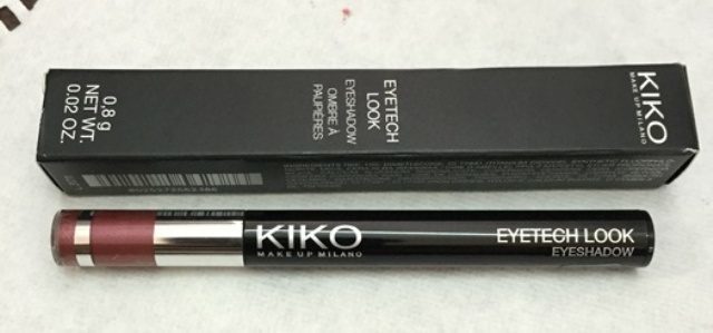 Kiko 105 Metallic Burgundy Eyetech Look Eyeshadow 3