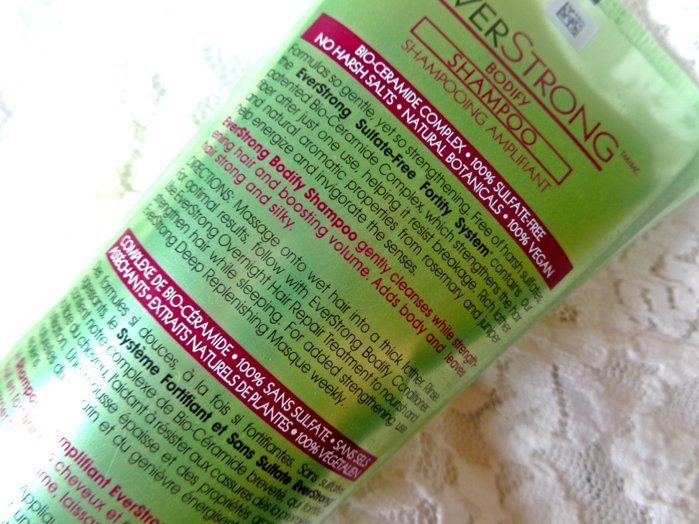 L'Oreal EverStrong Sulfate-Free Fortify System Bodify Shampoo Review2