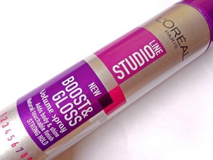 L'Oreal Studio Line Boost and Gloss Volume Spray Review1