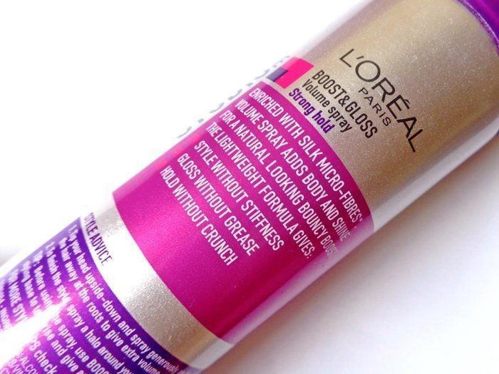 L'Oreal Studio Line Boost and Gloss Volume Spray Review4