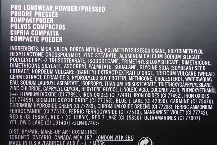 MAC Pro Longwear Pressed Powder