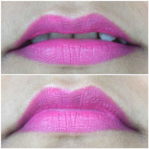 Fuchsia lipstick