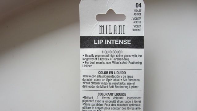 Milani 04 Violet Addict Lip Intense Liquid Color 4