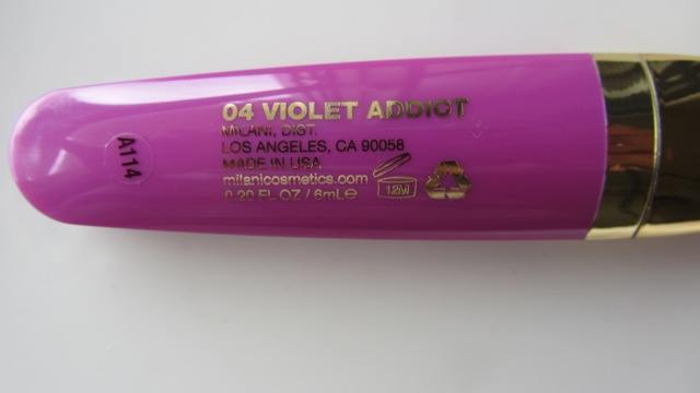 Milani 04 Violet Addict Lip Intense Liquid Color 6