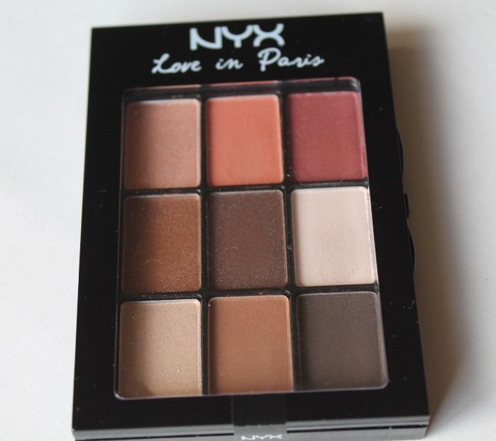 NYX Merci Beaucoup Love In Paris Eye Shadow Palette Review