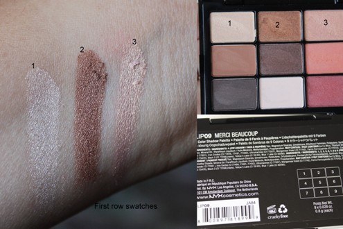 NYX Merci Beaucoup Love In Paris Eye Shadow Palette Review13