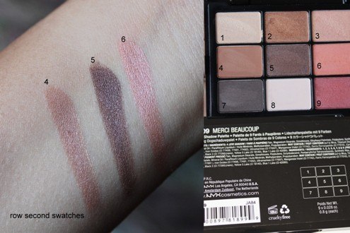 NYX Merci Beaucoup Love In Paris Eye Shadow Palette Review14