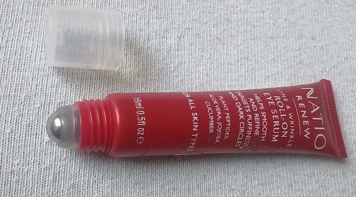Natio Line and Wrinkle Renew Roll-On Eye Serum Review