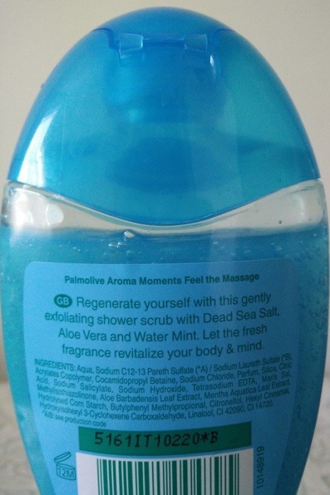Palmolive Aroma Moments Feel The Massage Gently Exfoliating Shower Gel Review2