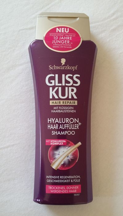 Schwarzkopf Gliss Kur Hyaluron Damaged Hair Filler Repair Shampoo Review