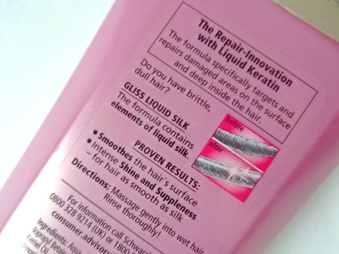 Schwarzkopf Gliss Liquid Silk Shampoo with Liquid Keratin Review2